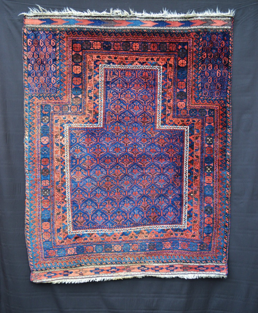 antique prayerrug timuri tribes western afghanistan