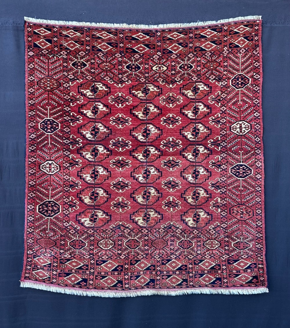 antique turkmen wedding rug teke tribes merv oasis turkmenistan central asia