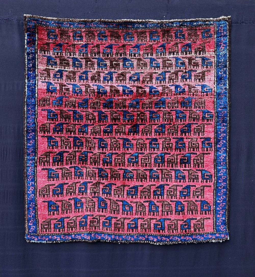 antique baluch rug bahluli subtribe khorassan province northeast persia