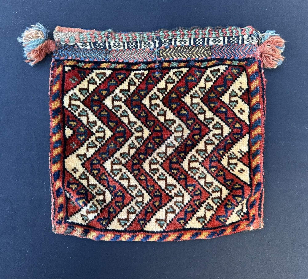 antique vanitybag qashqa'i confederacy kashkuli tayefeh fars province southwest persia