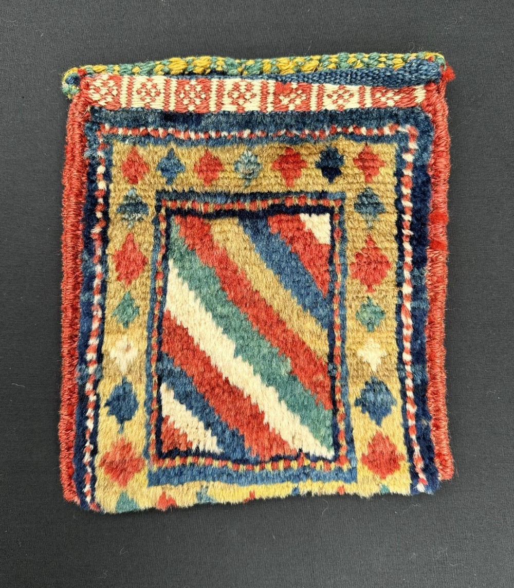 antique vanitybag qashqa'i tribes fars province southwest persia