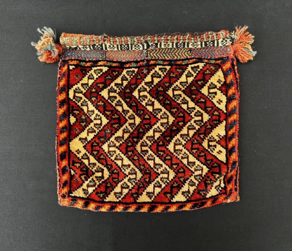 antique vanitybag qashqa'i confederacy kashkuli tayefeh fars province southwest persia